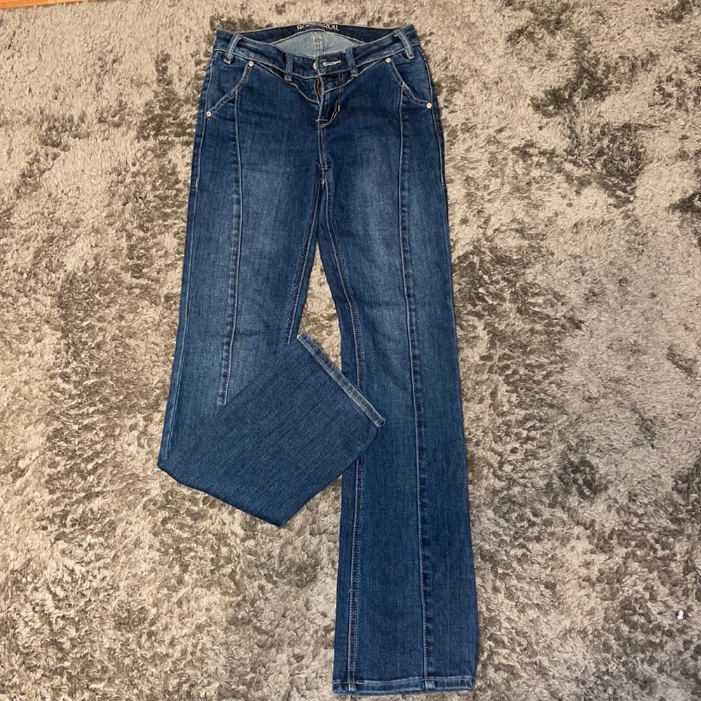 Rock and Roll denim stitch jeans